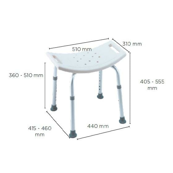 Shower stool H291 Cadiz INVACARE for the elderly and disabled