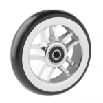 06069026 Ruota 5′ in alluminio cerchio grigio gomma nera