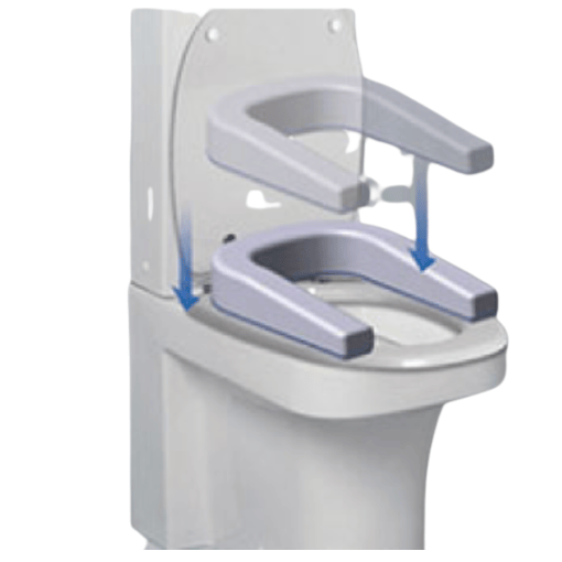 Rialzo per WC con braccioli amovibili – Mediland