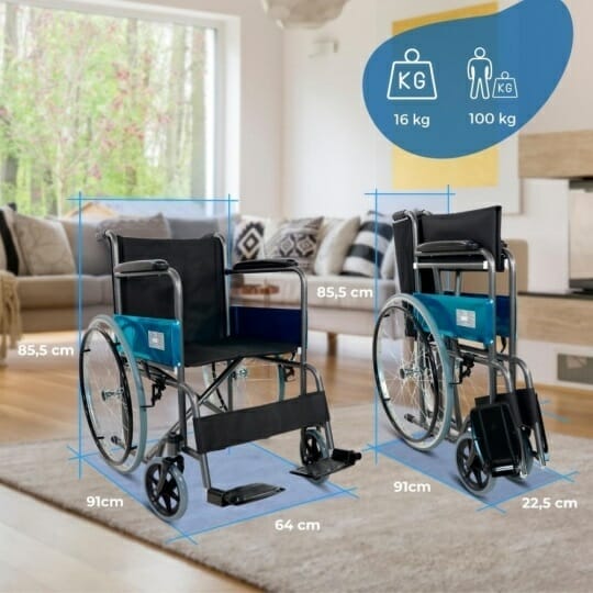 Mobiclinic Silla de baño para discapacitados Silla de ruedas de