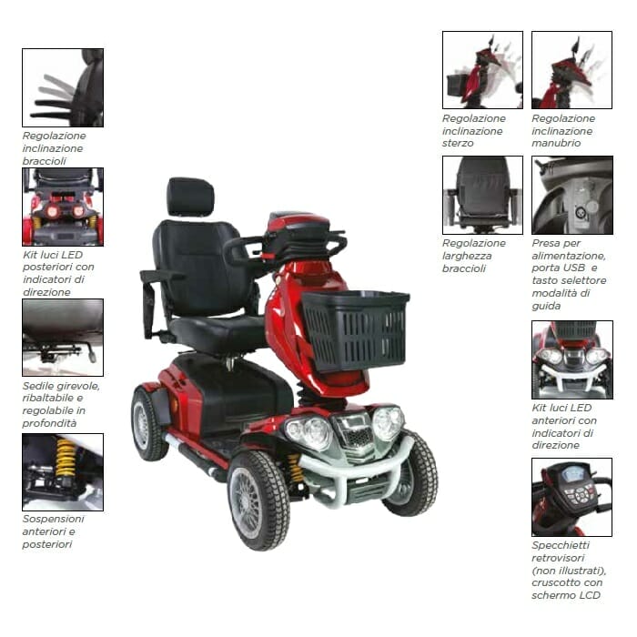 Scooter Elettrico Mobility 250 Moretti