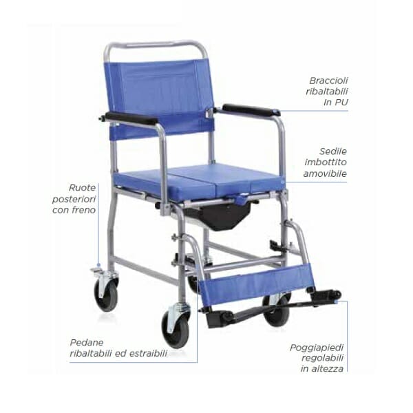 Sedia comoda per disabili RC310 Moretti_a